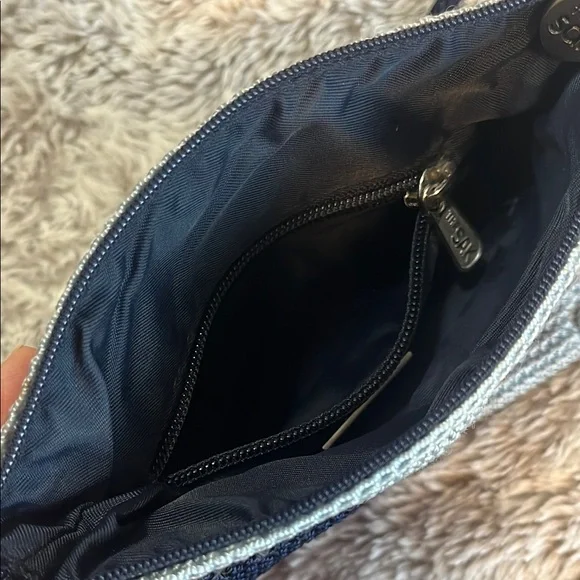 The Sak Blue and Red Crossbody Bag with Striped Design - Picture 7 of 7